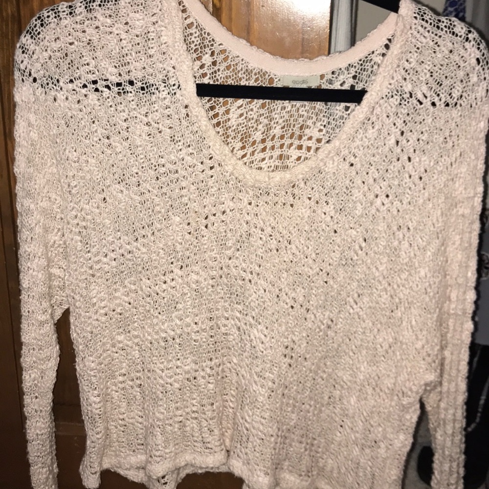 Urban Outfitters pink knit sweater